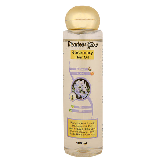 Rosemary Hair Oil with Coconut | Almond, Amla, Neem for Hair Growth | Dry Scalp Treatment (100ml)